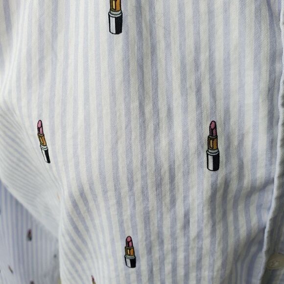 Banana Republic Dillon Shirt Lipstick Print - Picture 11 of 12